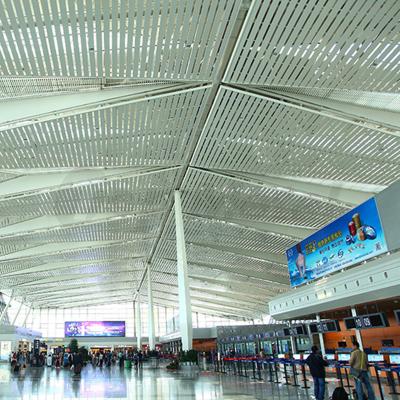 China Integrated Ceilings Fireproof Aluminum Strip Ceiling Metal Stretch Fall Ceiling Design for sale