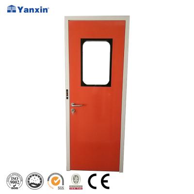 China YANXIN YCRD-06-Stainless Clean-room Steel Sliding Door, Machine Made Panel Steel Door for sale