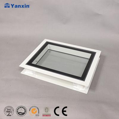 China yanxin fixed machine made single panel stained glass window for sale