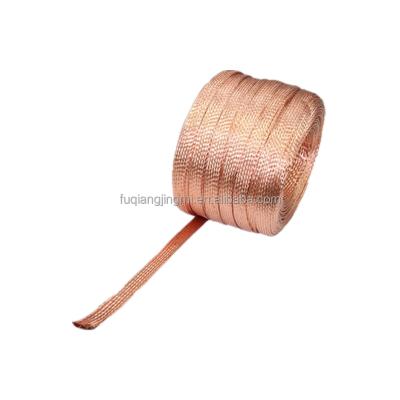 China Flexible Bare Electrical Connection Electrical Connection Grounding Copper Braid Products for sale