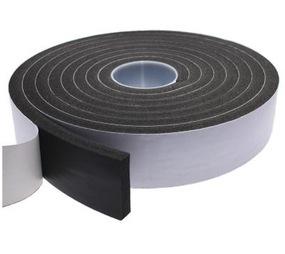 China Waterproof Customize Self Adhesive Sponge Rubber Foam Tape EPDM Silicon PU Foam EVA Gasket Strip for sale