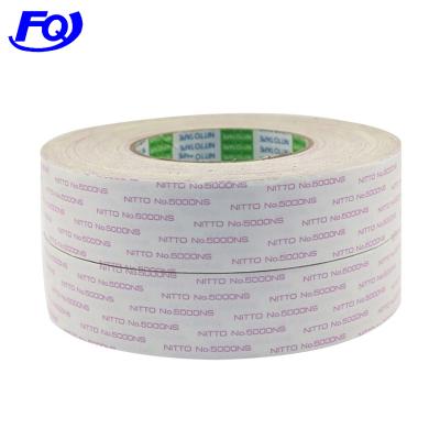 China Nitto No.5000NS ANTISTATIC Self Adhesive Woven Fabric Double Side Non Faced Adhesive Tape Two Side Tapes for sale