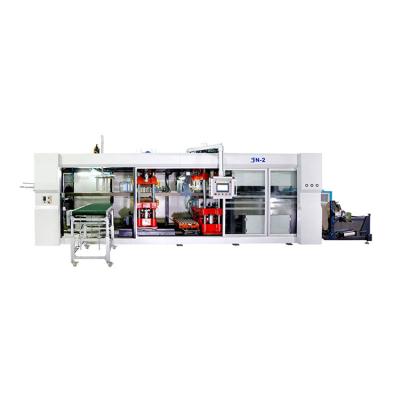 China Wholesale Thermoforming Plastic Empty Hotels Fast Food Container Box Production Line Forming Machine for sale