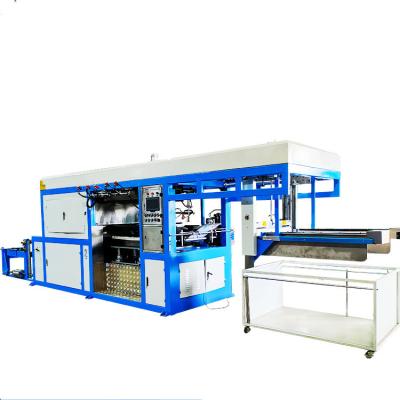 China Advertising Company Used Full Automatic Tray PS Box Low Cost Fast Food Container Vacuum Forming Machine for sale