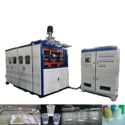 China Used Disposable Plastic Cups Forming Plastic Trays Thermoforming Manual Disposable Cup Making Machine for sale