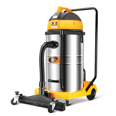 China Wet Heavy Duty 70L Car Wet Floor Dry Cleaning Vacuum Cleaner For Factory Warehouse Mall Cleaning for sale