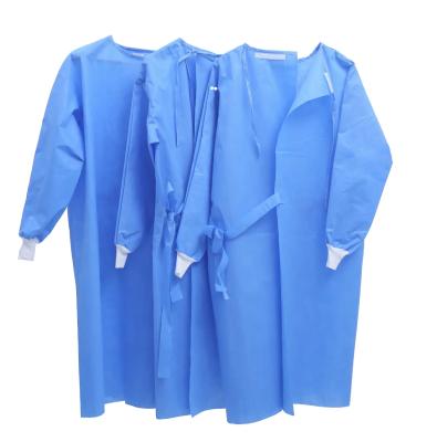 China AAMI level 123 disposable surgical medical protective clothing isolation gown with CE for sale