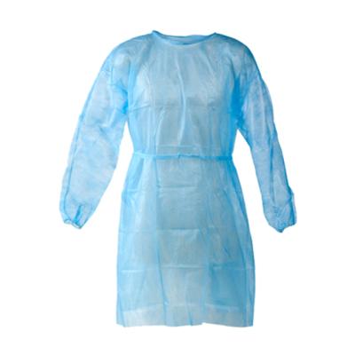 China ISO approved !isolation gown with belt tie on neck for sale