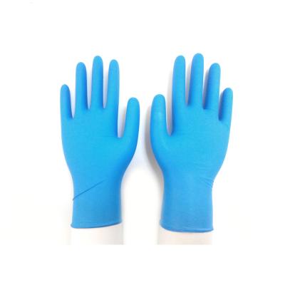 China Nitrile vinyl gloves 100pcs disposable vinyl nitrile blend gloves for sale