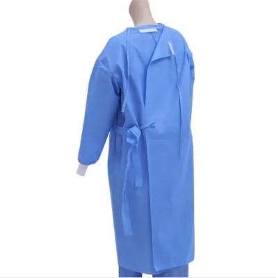 China Professional Disposable PE PP CPE protective waterproof surgical isolation gowns for sale