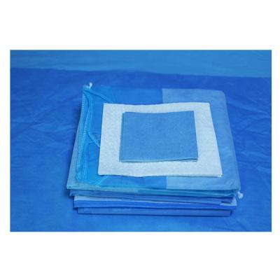 China Raysen brand Disposable Sterile C-section Surgical Pack Drape for Operating Room for sale