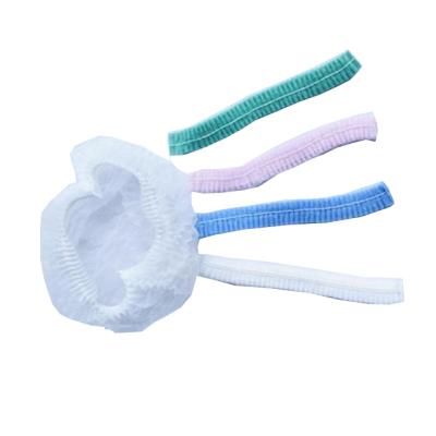 China Raysen Tianjin Disposable non-woven surgical clip cap medical cap operating room for sale