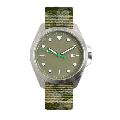 China Full Calendar Fashion Casual Relogio Masculino With Nylon Variable Strap Latest Design Army Quartz Military Men's Wrist Watch for sale