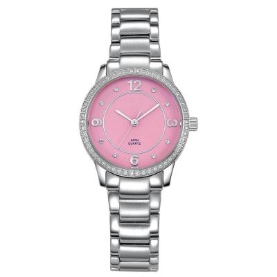 China Wholesale OEM Brand Waterproof Stainless Steel Diamond Quartz Ladies Fahion Girl Waterproof Female Wrist Watches Women for sale