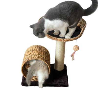 China Cat Styling Sustainable Animal Scratching Lovely Pet Sisal Scratching Cat Tree Housing for sale