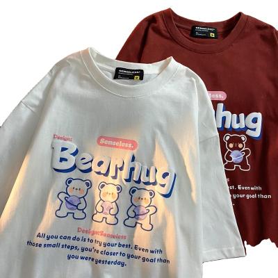 China New Regular Women's T-shirt Short Clothing Fashion Casual Custom Printed T-shirt Custom Sleeve Graphic Summer for sale