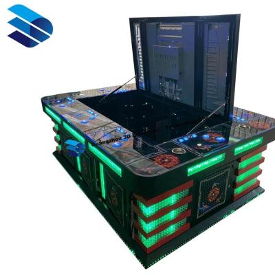 China 55inch 8 players fishing game table fish game gambling machine usa warehouse for sale