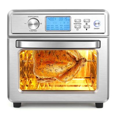 China Manual/Touch 16 in 1 Air Fryer Oven 23L Convection Air Fryer Toaster Oven with LED Display and Dial 1700W Oven Large Temperature/Time Airfryer for sale