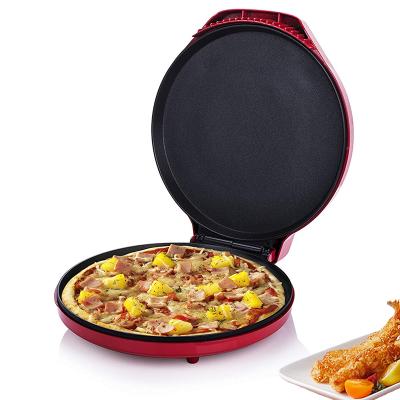 China Household 1200W 12 inch electric pizza oven pizza pan with automatic cut, make pizza easily at home for sale