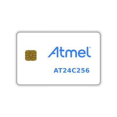 China Waterproof / Atmel AT24C256C Memory Smart IC Card 256K Waterproof Little Compatible for sale