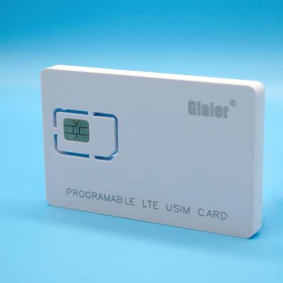 China Gialer Programmable Programmable Nano 2FF 3FF 4FF White USIM SIM Card 4G LTE WCDMA GSM Micro Card for Telecom Operator G-P01 for sale