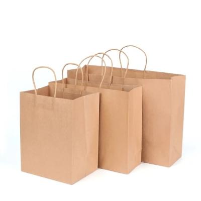 China 2022 handmade new wholesale custom environmental protection kraft paper bag for food for sale