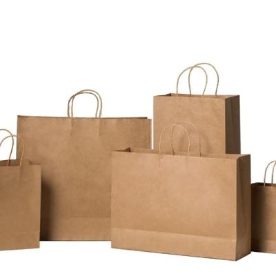 China Handmade Making Paper Bags Extra Wide Thicker Choice-Purchase Stronger Brown Packaging Kraft Paper Bag For Shopping for sale