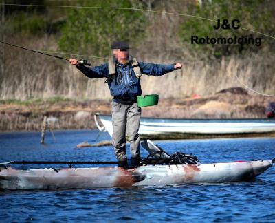 China Shanghai Jiechuang Fishing Aluminum Kayak Casts Hot Sale for sale