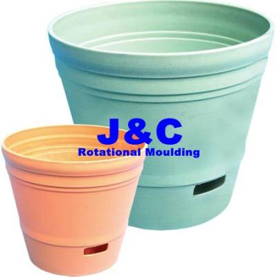 China Plastic Rotational Molding Plastic Flower Pot for sale