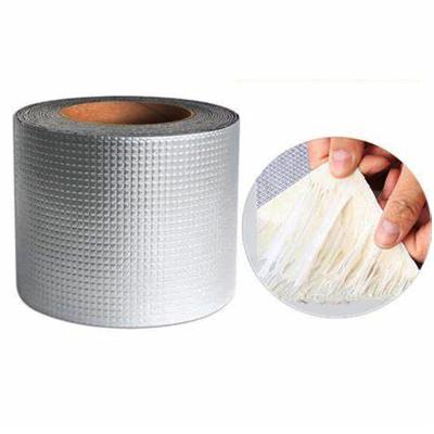 China Hot Selling Waterproof Aluminum Foil Aluminum Foil Tape Aluminum Adhesive Butyl Tape Super Strong Butyl Waterproof Tape for sale