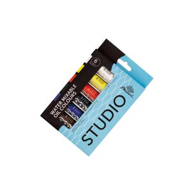 China High Quality 6x22ml Water Color Mixable Set of Non-toxic Art Painting /Education Oil Paint for Students and Artist Paintings for sale