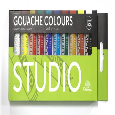 China Opaque Gouache Colors Studio 12x12ML Tubes for sale