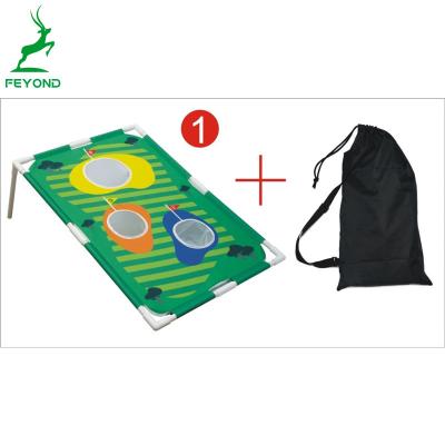 China Golf Practice Hitting Net Indoor Outdoor Portable Golf Practice Hole Board Set Training Aid Movement Kids Ability Develop Golf Cornhole Play Set present for sale