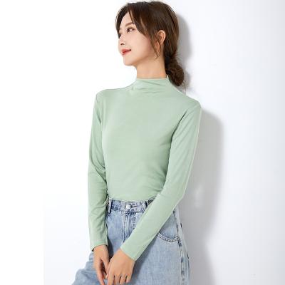 China QUICK DRY custom made women sleeving long turtle neck women's high neck girl's knitted pullover sweater for sale