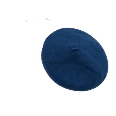 China Autumn And Winter Woolen Lady Vintage Wool Beret Lady British Slouch Hats for sale