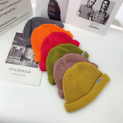 China Character Beanie Hat For Women Slim Autumn/Winter Knit Loose Hat Fashionable Hats for sale