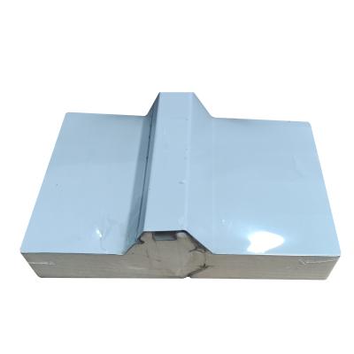 China PNS industrial PU polyurethane insulated galvanized color steel plate roof sandwich panel for sale for sale