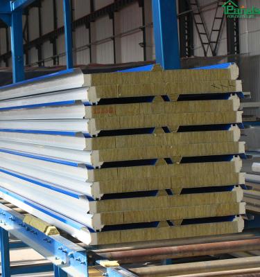 China 1000 mm PNS 2021 100mm thickness 75mm fireproof waterproof sandwich panel roofing prices for sale