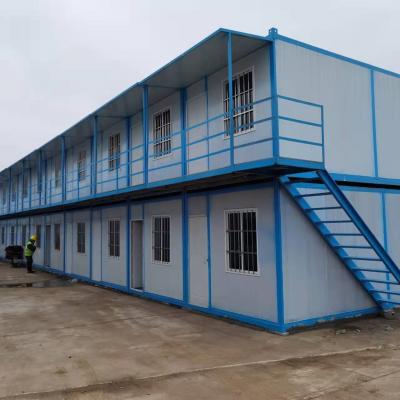 China 2022 modern factory direct sales assemble sandwich panel prefab flat pack container house for sale