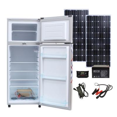 China DC12V 24V Home Use Top Portable Commercial Freezer With Portable Solar Panel Fridge Refrigerator Solar Panel Fridge Freezer for sale