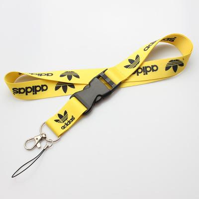 China Promotional Custom Silk Printing Logo Lanyard Polyester Lanyard for sale