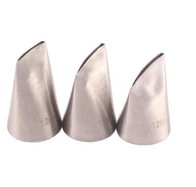 China Austin Rose Sustainable Nozzle 3 Piece Set 304 Stainless Steel Nozzle Cream Tool for sale