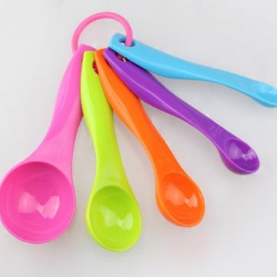 China Viable Hot Selling 5 Piece Colorful Measuring Tools PS Measuring Cups Set for sale