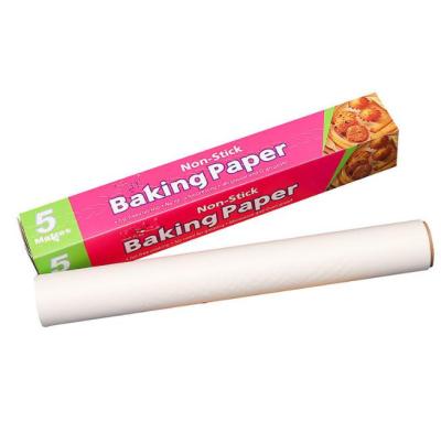 China Amazon Sustainable Hot Sale 5 And 10m Length Non Stick Heat Resistant Baking Paper For Cake Tools for sale