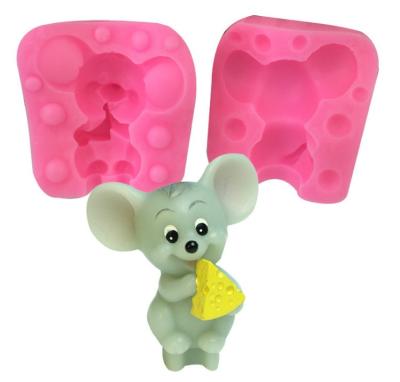 China Viable Wholesale Turtle/Rat/Elephant Silicone Fondant Cake Mold for sale