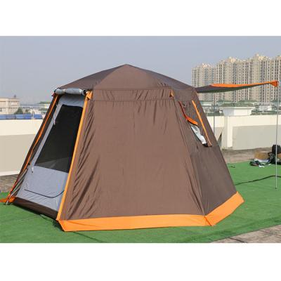 China Instant Large Space Camping Double Layer Field Survival Set Up Tent With Carry Bag for sale