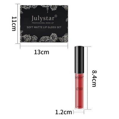 China Natural Sunscreen Care Ang Easily Increase To Wear Double Effect Lip Gloss Set 6pcs for sale