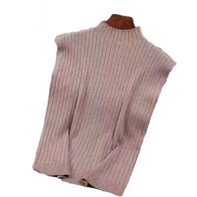 China Wholesale Women Creative New Fashion Anti-wrinkle Design Straight Neck Comfortable Sweater Vest for sale