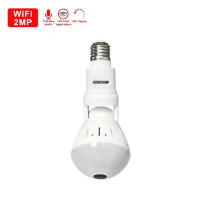 China Hot Selling V380 Human Motion Tracking Pro 1080P HD Panoramic 360 Degree Wide Angle Fisheye WIFI Wireless Bulb Camera Bulb IP Wifi Camera for sale