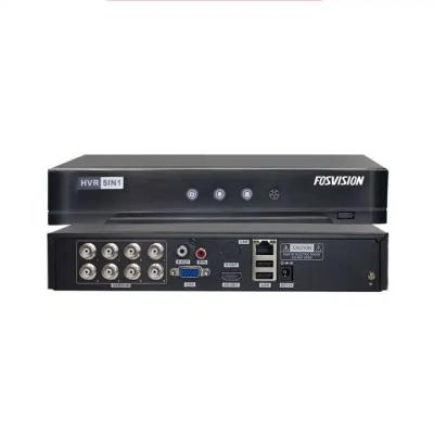 China Support 5MP Fosvision 8ch DVR Quantity AHD TVI CVI IP High CVBS 5 In 1 265 5MP CCTV DVR 8 Channel Digital Security Video DVR 8CH Recorder for sale